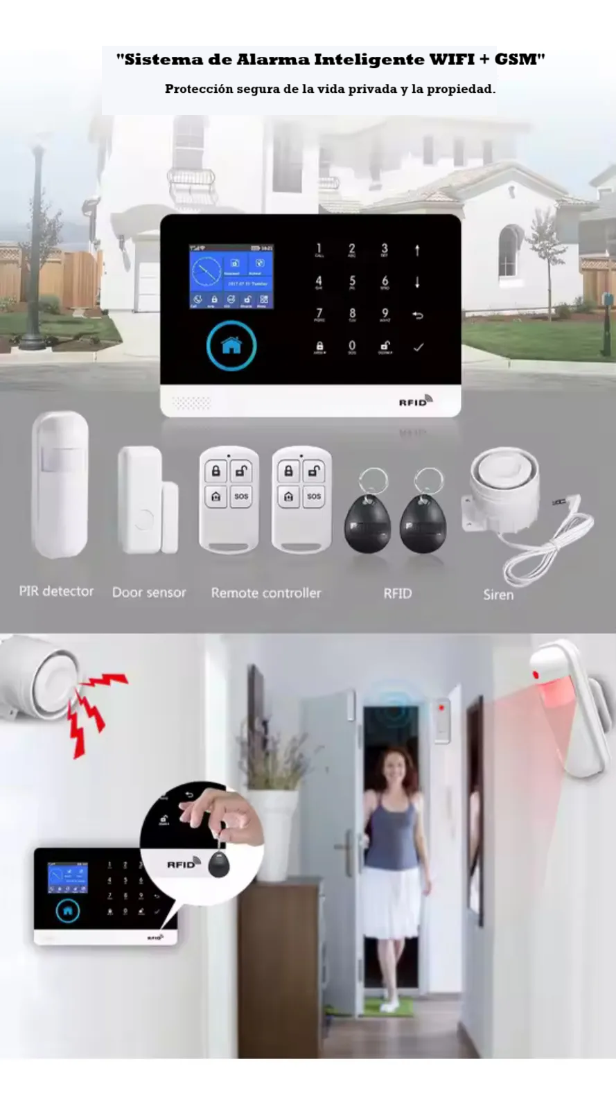 Alarma Wifi Tuya Smart