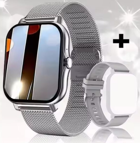 Reloj inteligente LAXASFIT Plateado