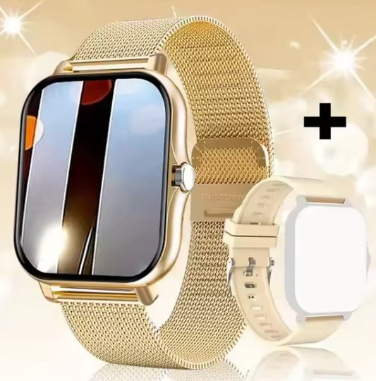 Reloj inteligente LAXASFIT Dorado